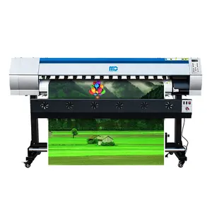 XP600 Printer Inkjet Bergambar, 1.8M dengan 1 atau 2 Buah Kepala DX5 Vinil Penglihatan Satu Arah Pvc SAV Fleksibel Mesin Cetak Kanvas Spanduk