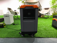 Générateur portable tout-en-un 5000W pour camping extérieur avec panneau solaire, batterie LiFePO4, UPS et recharge sans fil – Stock Allemagne