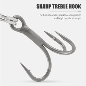 Lot de 5 leurres VIB en métal pour lancer longue distance, leurres artificiels bioniques pour la pêche au bar, au <span class=keywords><strong>brochet</strong></span> et aux poissons prédateurs - Product Image 4