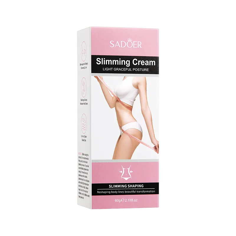 SADOER Großhandel Burning Fat Tender Anti Cellulite Haut Organic Beauty Schlankheit creme mit umformen den Körper linien