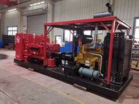GTE2000/15 Moteur électrique Skid-Mounted Quintuplex Pump 15MPa 2000L/min Oilfield Fracture High-Efficient New