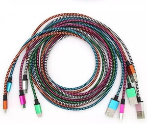 Cable <span class=keywords><strong>cargador</strong></span> de datos de carga rápida USB trenzado de nailon con <span class=keywords><strong>cabeza</strong></span> de Metal de 2M y 6 pies para <span class=keywords><strong>iPhone</strong></span> X <span class=keywords><strong>11</strong></span> 12 13 Pro Max 2M cables trenzados de nailon - Product Image 5
