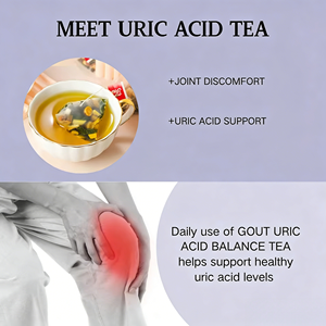 ชาสมุนไพรออร์แกนิค OEM สำหรับปรับสมดุลกรดยูริก ช่วยบรรเทาอาการเกาต์ ผสมชิโครีและรากกุดซู ช่วยทำความสะอาดไต บรรจุในกล่องแบบซอง - Product Image 5