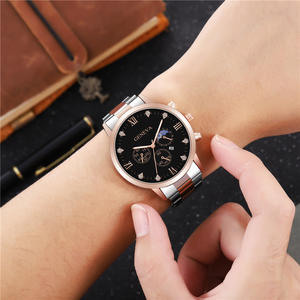 Montres fines personnalisées en vente chaude, montres rondes à aiguilles pour hommes, montres à quartz avec date - Product Image 4