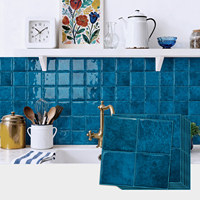 Autocollant mural 3D en époxy 15,25x15,25mm (6x6) pour carrelage, étanche, à peler et coller, pour crédence de cuisine et salle de bain, en PET+PU D-PBS, vente en gros OEM