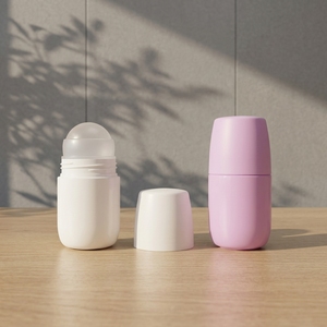 Contenants de déodorant vides blancs 50 ml, tubes rechargeables à mécanisme rotatif, bâtonnets ronds en plastique à remplissage par le bas pour déodorant maison - Product Image 2