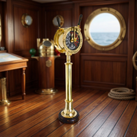 Décoration Nautique de Collection de Haute Qualité en Laiton Massif Poli Doré, Style Antique Traditionnel, pour Cabine de Machine de Bateau Maritime