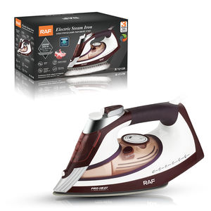 Plancha Eléctrica Profesional de Alta Calidad RAF, Plancha de Vapor para Camisas con Función Completa, Suela de Cerámica, 2600 W, 3 Temperaturas - Product Image 2