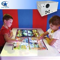Table de projection de cartographie interactive pour l'école 3D Projection cartographie jeu de mur tactile jeu de peinture interactif pour les enfants