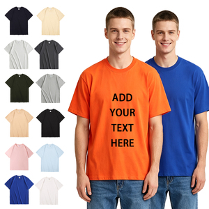 Wholesale Blank Plain Tshirt Custom <b>Silk</b> Screen Print Digital Logo Brand Cotton T-<b>Shirts</b> Regular Fit T <b>shirt</b> for <b>Men</b> - Product Image 1