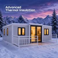 Granny Flat House 2 3 4 Bedroom Préfabriqué Modulaire Pliant Extensible Container House 20 pieds Living Mobile Tiny Home