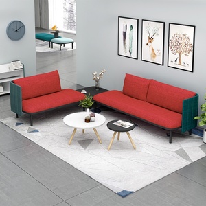 Canapé de bureau MIGE 2019 au design moderne, ensemble de canapés pour salon et bureau, canapé de détente avec accoudoirs en tissu, mobilier de bureau - Product Image 6