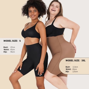 SSHAPER <span class=keywords><strong>Shorty</strong></span> gainant taille haute sans couture pour <span class=keywords><strong>femme</strong></span> avec panneau ventral <span class=keywords><strong>amincissant</strong></span> - Product Image 2