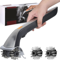 Brosse électrique SEB en acier inoxydable pour barbecue, 2 vitesses, LED, résistante à la chaleur, nettoyeur de grillades pour charbon de bois, camping en extérieur