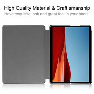 Étui à rabat en cuir PU pour <span class=keywords><strong>Surface</strong></span> <span class=keywords><strong>Pro</strong></span> X, coque fine, étui intelligent pour tablette - Product Image 2