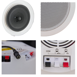 Портативная потолочная акустическая система K-903 BT для улицы, <span class=keywords><strong>5</strong></span> дюймов, 10 Вт, полнодиапазонная, из полипропилена, для компьютера - Product Image 4