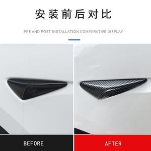 Nouvelle coque de protection de caméra latérale pour Tesla Model Y Highland, en ABS, pour garde-boue, accessoires de remplacement et de décoration extérieure - Product Image 3