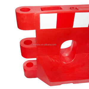 Barrera de Control de Multitudes de 2 Metros Llena de Agua, Barrera de Tráfico de Alta Resistencia a Impactos y Resistencia, Barrera de Seguridad Vial, Valla de Tráfico - Product Image 6