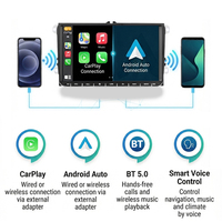 Autoradio Android 14 LODARK N5Pro 9 pouces QLED pour VW UIS7865 Processeur 12nm CarPlay sans fil Android Auto WiFi 5G 36EQ DSP