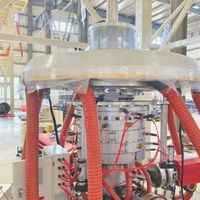 Machine d'extrusion de film à cinq couches Wuhan Jiusheng pour l'emballage alimentaire, équipement de haute qualité avec anneau d'air automatique