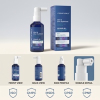 Spray Élixir Équilibrant pour le Cuir Chevelu à la Menthe et au Pyrithione de Zinc, Marque Blanche, Contrôle des Pellicules 24H, Soin Rafraîchissant Sans Rinçage pour le Cuir Chevelu, OEM