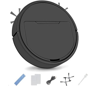 Aspirateur robot intelligent d'hôtel, fonction autonettoyante, prise USB, alimentation par batterie électrique, nettoyage humide, fonctions de balayage - Product Image 2