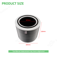 Filtro de Repuesto de Cartucho de Fibra de Carbono para Purificador de Aire 6 Pro, Filtro HEPA para el Hogar