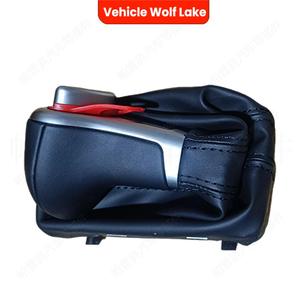 Poignée de levier de vitesse automatique en cuir intégrée pour Audi A4 S4 B8 Allroad Quattro Avant 2008 2012 - Product Image 2