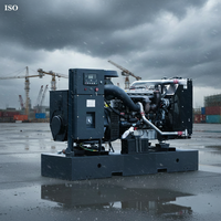 Generador Diésel Abierto Silencioso de 100KVA 80KW 80KVA 380V 400V 415V 50HZ 60HZ con Motor Perkins para Uso Comercial