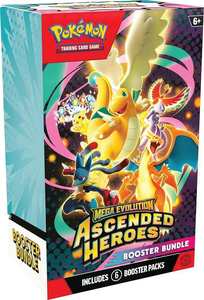 CHXU Vente en gros de paquets de boosters Pokémon HEGDDED EVOLUTION MEGA, 6 paquets de boosters inclus, jeu de cartes Ptcg, boîte cadeau en cuir véritable - Product Image 1