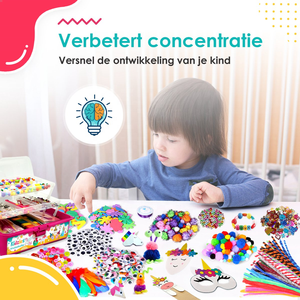 <b>Craft</b> <b>Box</b> 1500+ Pieces Crafts Supplies Pink Handmade Plastic <b>Craft</b> Kit <b>for</b> Girls & Children Creative Toys-Gifts <b>for</b> Back School - Product Image 4