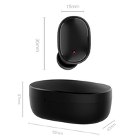 E6S TWS Casque sans fil BT Casque basse avec micro Sport Écouteurs anti-bruit pour iPhone Xiaomi Samsung