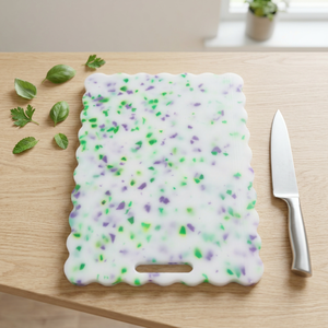 Tabla de cortar ecológica de calidad alimentaria, de UHMWPE, PE, HDPE colorida, de plástico reciclado. - Product Image 4