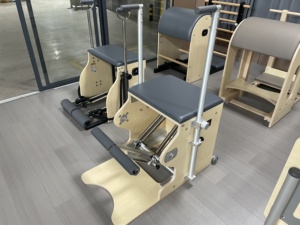 Bộ dụng cụ <span class=keywords><strong>Pilates</strong></span> cao cấp 5 món: Thang Cadillac, Thùng tập, Ghế Wunda, Reformer bằng gỗ Maple - Product Image 4