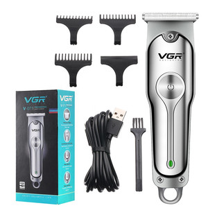Tondeuse à <span class=keywords><strong>cheveux</strong></span> V-071 rechargeable USB, tondeuse de précision pour dégradés, machine à coiffer blanche MINI, corps métallique - Product Image 2