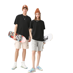 T-shirt vierge surdimensionné en coton 100% 220 GSM, teint en pièce, écoresponsable, qualité supérieure, pour occasions professionnelles et décontractées - Product Image 2