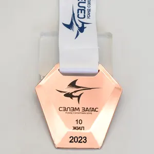 Wholesale Custom Logo Printing Epoxy Sticker Sports Medal Award Medal Of Honor