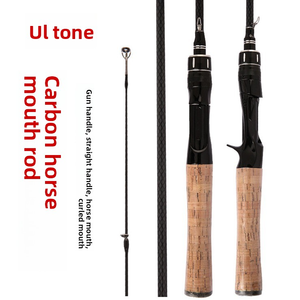 Canna da Pesca Telescopica in Carbonio Lu Ya per Basso e Spigola, Design a Bocca Invertita, Regolabile, Manico Dritto/a Pistola, 2 Pezzi - Product Image 3