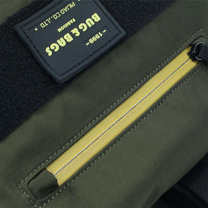 Sacs à dos pour ordinateur portable en nylon vintage imperméables personnalisés avec USB, sacs à dos de sport décontractés pour hommes - Product Image 4