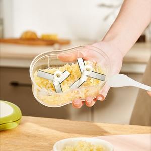 Presse-ail <span class=keywords><strong>manuel</strong></span> en acier inoxydable, hachoir à légumes, <span class=keywords><strong>broyeur</strong></span> à viande, déchiqueteur alimentaire – Vente en gros - Product Image 3