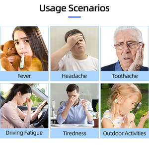 Parche de Gel de refrigeración de alta calidad Enokon 2017 de 5x12cm, embalaje Individual de compresa fría para la fiebre - Product Image 6