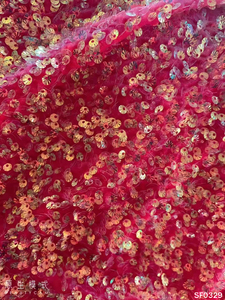 Váy Cưới Đính Cườm Vải 3D Hoa Đính Cườm Vải Ren Làm Bằng Tay Ren Thêu Vải Tuyn Cho Ăn Mặc Làm - Product Image 4