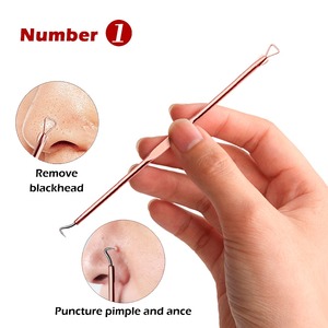 Juego de Agujas para Eliminar Puntos Negros y Acné LANBENA, Color Oro Rosa, Extractor de Acné - Product Image 2