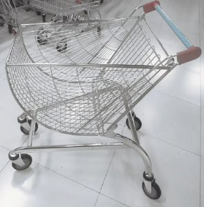 सुपरमार्केट सेक्टर के आकार के धातु कार्ट्स विशेष डिजाइन शॉपिंग ट्रॉली - Product Image 1