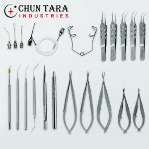 Kit chirurgical premium pour la cataracte, ensemble d'instruments de microchirurgie ophtalmique en acier inoxydable, fournisseur OEM d'instruments de chirurgie oculaire - Product Image 1