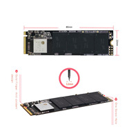 SSD M.2 NVME PCIE 3.0 Kecepatan Tinggi 256GB/512GB/1TB untuk Laptop
