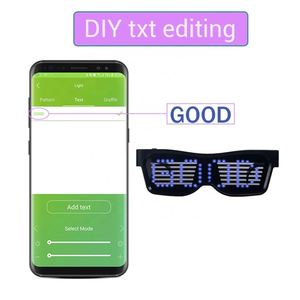 Lunettes LED Lumineuses Rechargeables USB à 8 Motifs Clignotants pour Fête - Product Image 3