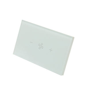 SMARSECUR prend en charge Google Home US, interrupteur intelligent tactile sans fil WIFI pour le contrôle de la vitesse du ventilateur mural, variateur de vitesse du ventilateur électrique intelligent. - Product Image 5