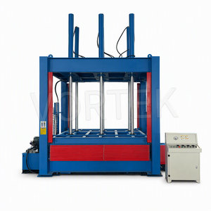 Presse hydraulique à chaud Vortek PH120 de 120 tonnes à 10 couches, 380V 7,5kW, pour la production de contreplaqué et la lamination de placages de bois - Product Image 1