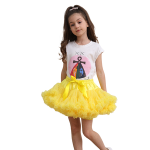 Faldas <span class=keywords><strong>de</strong></span> gasa esponjosa para niñas, tutú rosa, venta al por mayor - Product Image 3